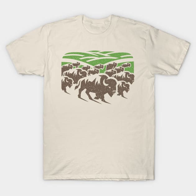 Buffalo Shuffle T-Shirt by JSnipe